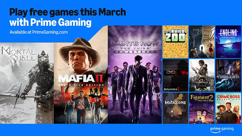 Hojny marzec: w ciągu miesiąca subskrybenci Amazon Prime Gaming mogą odebrać gry takie jak Mafia 2, Wolfenstein i Saints Row: The Third i inne
