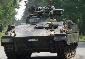 BMP Marder, pociski artyleryjskie, RQ-35 Heidrun ...