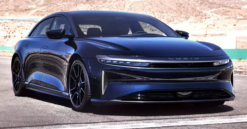 Lucid Air Sapphire stał się najszybszym samochodem w historii testów MotorTrend