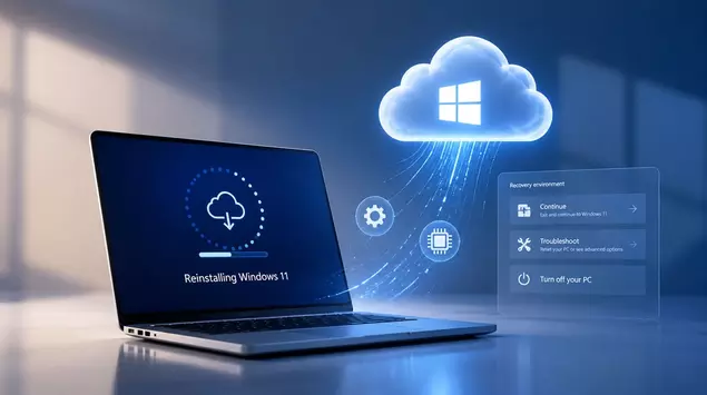 Windows 11 z funkcją Cloud Rebuild: ...