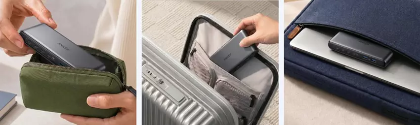 Anker Travel Charging Station w kolorze Iron Gray