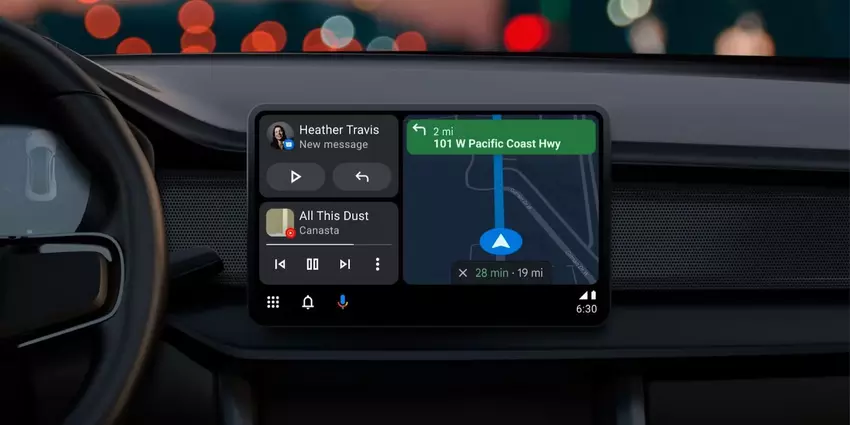 Android Automotive pokazuje teraz odległość i czas przyjazdu za pomocą Google Maps
