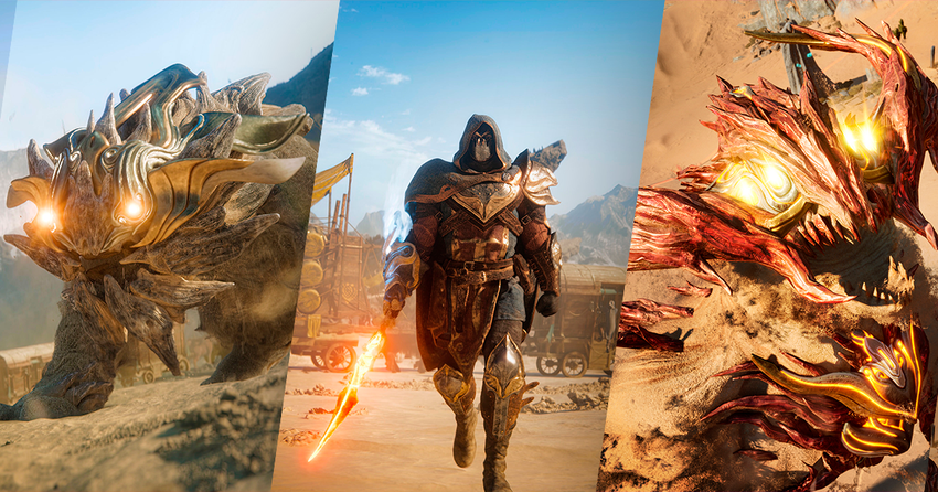 Wydmy, gigantyczne stwory i dynamiczne bitwy w niepowtarzalnym stylu: Recenzja Atlas Fallen - przygodowe RPG, w które najlepiej grać z przyjacielem