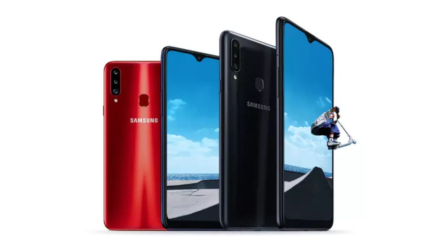 Samsung Galaxy A20s: ulepszona wersja Galaxy A20 z kamerą potrójną, układem Snapdragon 450 i baterią o 4000 mAh