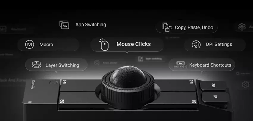 Ergonomic design of Keychron Nape Pro