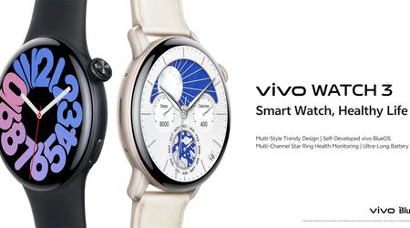 Vivo wprowadza Vivo Watch 3 z BlueOS: zegarek z czasem pracy baterii do 16 dni