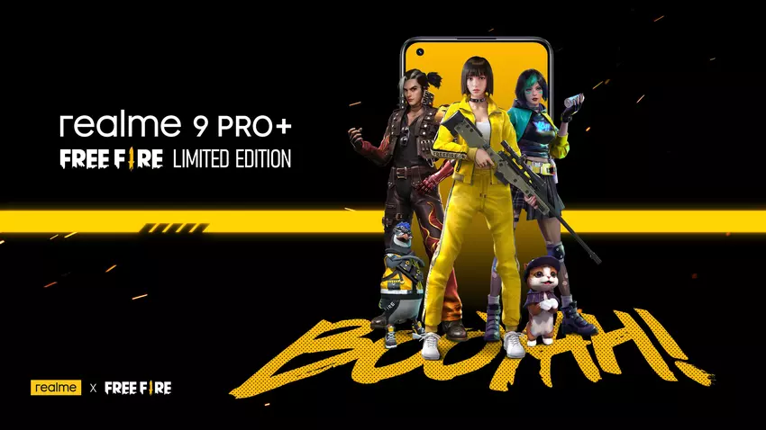 realme 9 Pro+ otrzyma specjalną wersję dedykowaną mobilnej grze Free Fire