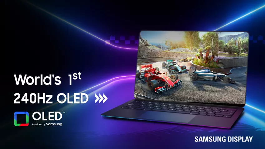 Samsung ogłosił pierwszy na świecie wyświetlacz OLED 240 Hz do laptopów