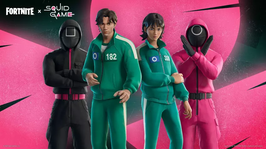 Squid Game wkracza do Fortnite: ogromny crossover doda nowe skiny i aktualizację trybu „Reload”
