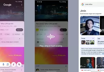Wyszukiwanie muzyki Circle to Search dostępne ...