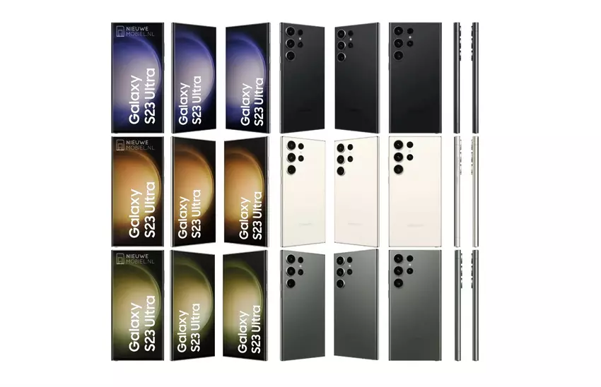 Minimalne zmiany: Samsung Galaxy S23 Ultra ujawniony na oficjalnych renderach