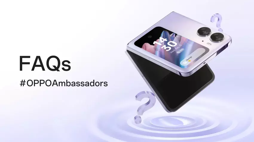 OPPO będzie rozdawać za darmo składane smartfony Find N2 Flip. Ale tylko do testów