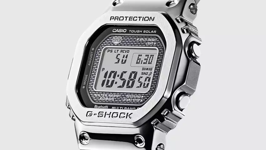 Nowy Casio G-Shock GMW-BZ5000 na zdjęciu z wycieku: modułowa obudowa i wyświetlacz MiP