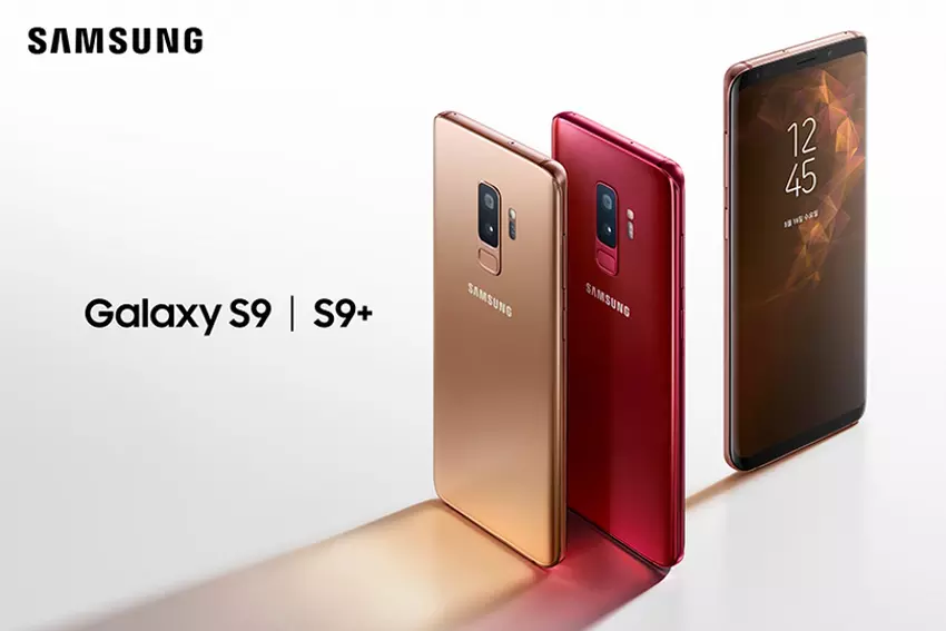 Samsung wprowadził Galaxy S9 / S9 + w dwóch nowych kolorach: Sunrise Gold i Burgundy Red