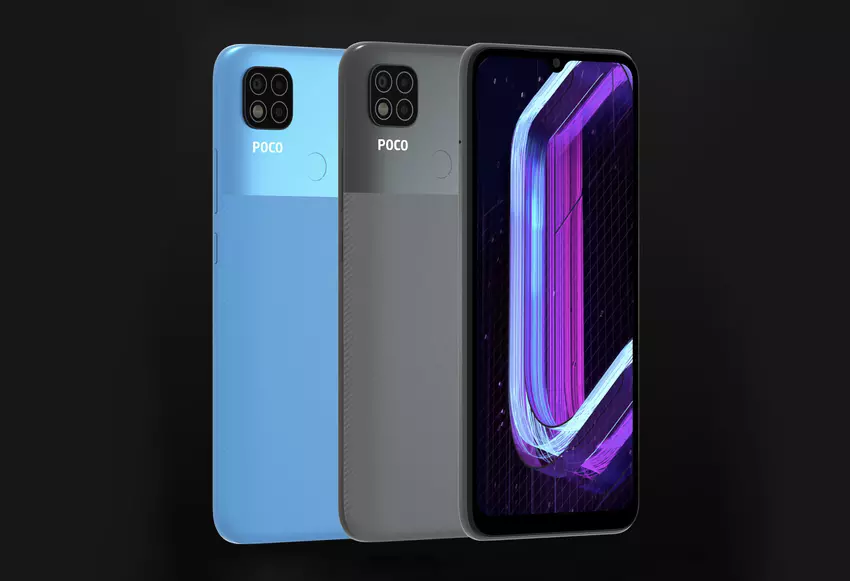 POCO C31: MediaTek Helio G35 chip, 5000mAh bateria, P2i ochrony i tag cena od 115 dolarów