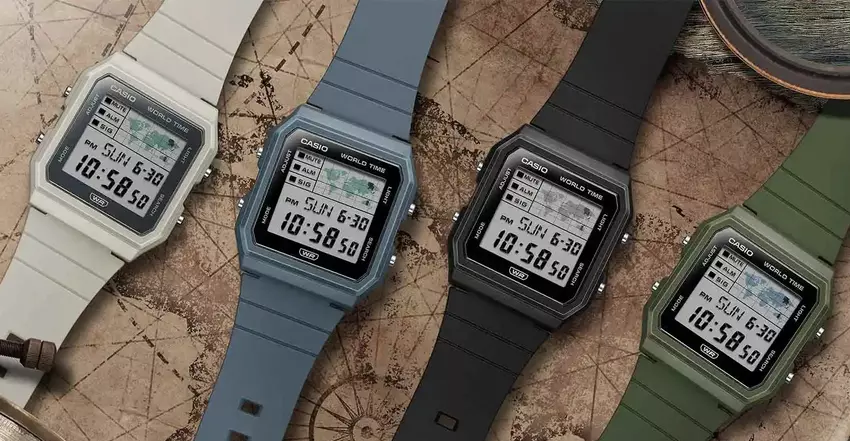 Nowy Casio LF-30W-1A z mapą świata pojawił się w sklepach Europy