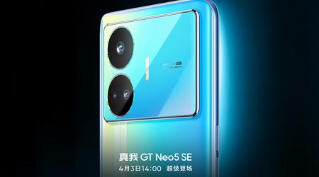 Teraz oficjalnie: realme odsłoni realme GT Neo 5 SE z układem Snapdragon 7+ Gen 2 podczas premiery 3 kwietnia