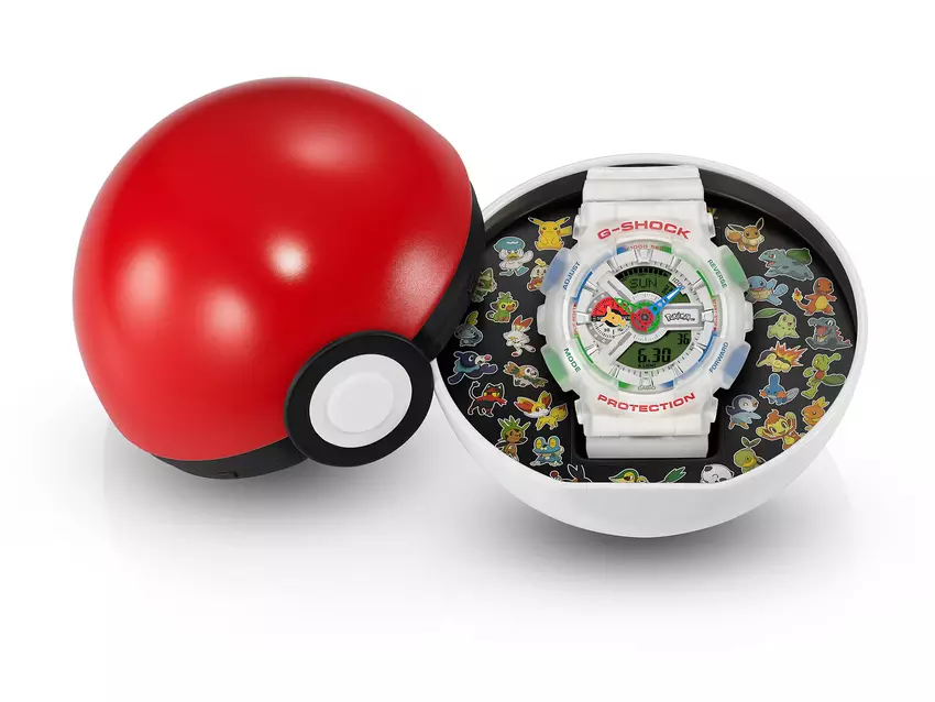Limitowany zegarek Casio G-Shock na 30-lecie Pokémona w tematycznym etui Poké Ball