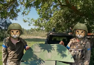 Ukraińscy żołnierze przejęli stację łączności satelitarnej ...