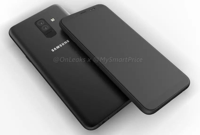 Rendery Galaxy A6 i A6 +: ekrany bezramkowe i podwójny aparat w starszym modelu