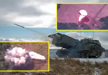 HIMARS/MLRS zniszczył rosyjskie wyrzutnie rakietowe Uragan ...