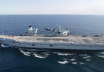 Amerykański myśliwiec F-35B Lightning II po ...