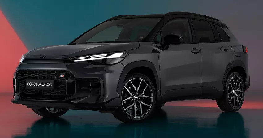 Toyota Corolla Cross odświeżone dla Europy: po raz pierwszy zaprezentowano wersję GR Sport