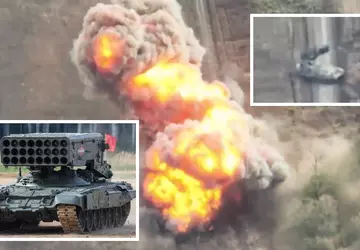 Dron FPV rozerwał rosyjski system ciężkich ...