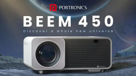 Portronics wprowadza na rynek budżetowy projektor Beem 450: 1080p i 150-calowy ekran za 160 dolarów