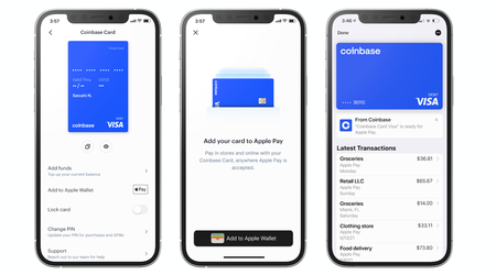 Giełda kryptowalut Coinbase współpracuje teraz z Apple Pay i Google Pay