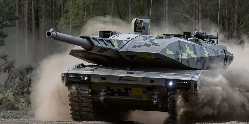 Rheinmetall negocjuje z Ukrainą dostawę czołgu nowej generacji Panther KF51, zdalnie sterowanego i wyposażonego w drona kamikadze