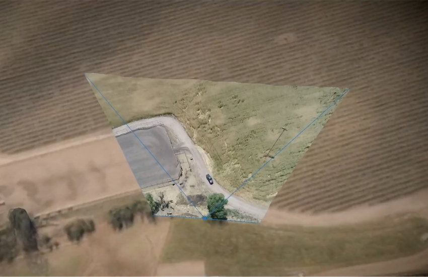 Strumień wideo z drona oparty na trójwymiarowych danych satelitarnych