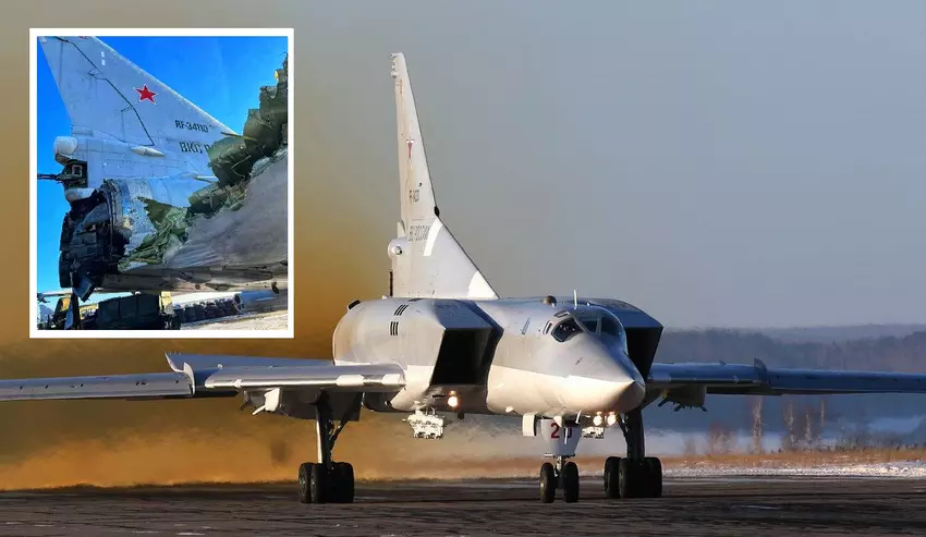 Niezidentyfikowany dron zaatakował inne rosyjskie lotnisko i uszkodził strategiczny bombowiec rakietowy Tu-22M3 uzbrojony w pocisk X-22