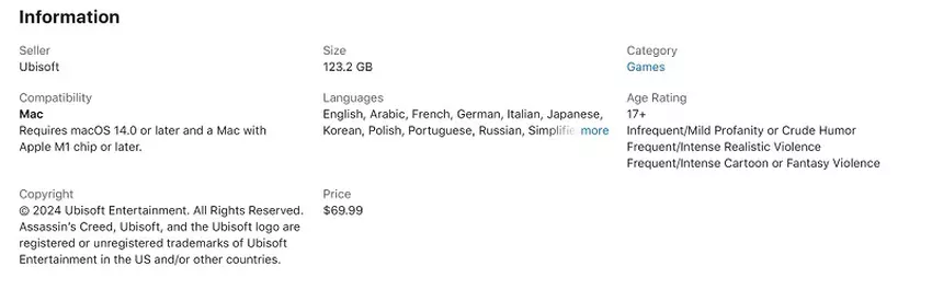 Zrzut ekranu z App Store