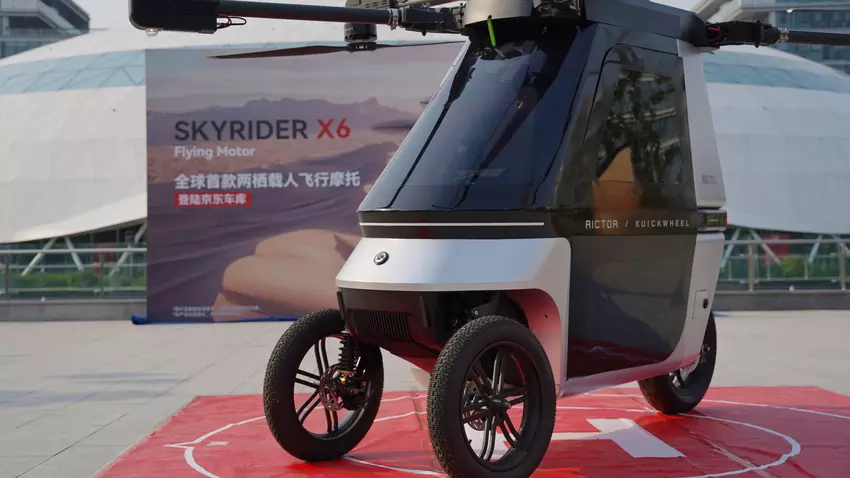 Latający motocykl Kuickwheel Skyrider X6