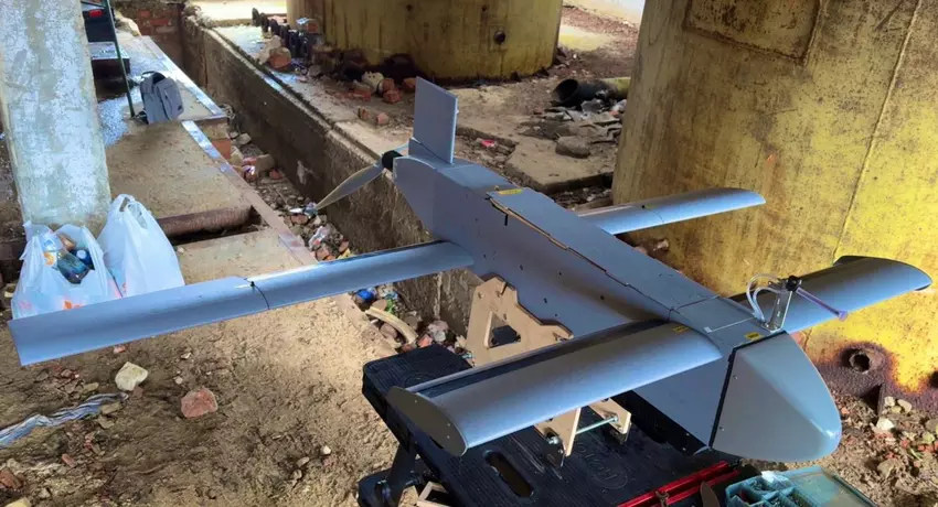 Siły specjalne Ukrainy zaczęły używać niemieckich dronów uderzeniowych HF-1 z AI