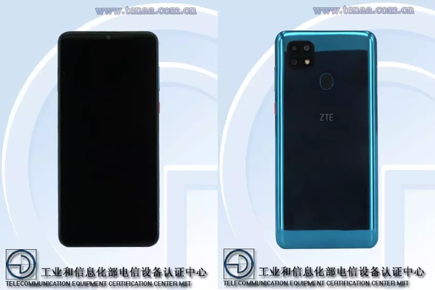 ZTE Blade 20 z kwadratową kamerą, taką jak w iPhone 11 i Pixel 4 pojawił się w TENAA