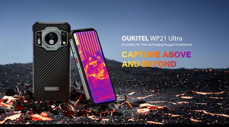OUKITEL WP21 Ultra - wytrzymały smartfon z Helio G99, 9800mAh, kamerą termowizyjną i noktowizyjną