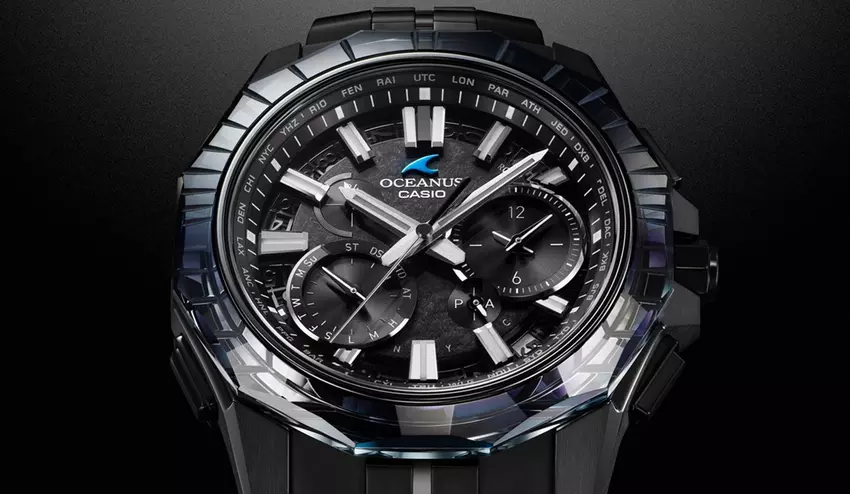Casio wzbogaci linię luksusowych zegarków Oceanus Manta o dwa modele Calm Night ze szkłem szafirowym, ręcznie obrabianym przez japońskich mistrzów