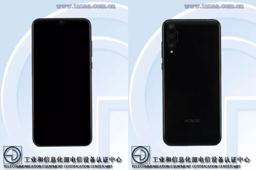 Honor 20 SE w TENAA: wyświetlacz OLED, podekranowy skaner, potrójna kamera i procesor Kirin 810 