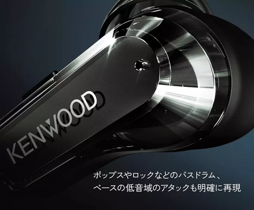 Słuchawki Kenwood Glass Core z hartowanym szkłem