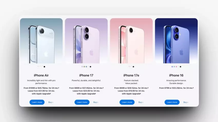 Zaktualizowane cenniki na iPhone w oficjalnym sklepie online Apple