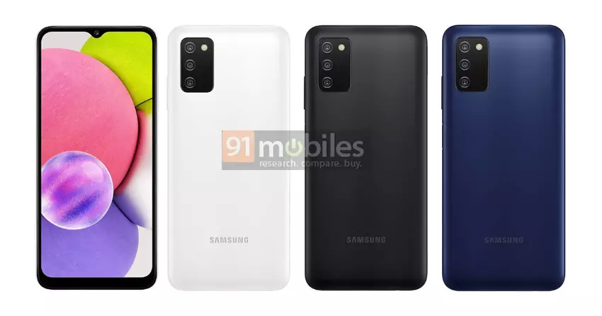 Samsung Galaxy A03s zaprezentowany: 6,5-calowy ekran, bateria 5000mAh i układ MediaTek Helio P35 za 150 euro