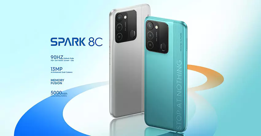 Tecno Spark 8C: ekran 90 Hz, bateria 5000 mAh, głośniki z obsługą NFC i DTS za 120 USD