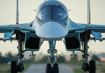 Naddźwiękowy myśliwiec-bombowiec Su-34 mógł ulec samozniszczeniu ...