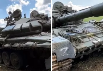 AFU przejmuje unikalny rosyjski czołg T-72B3 ...