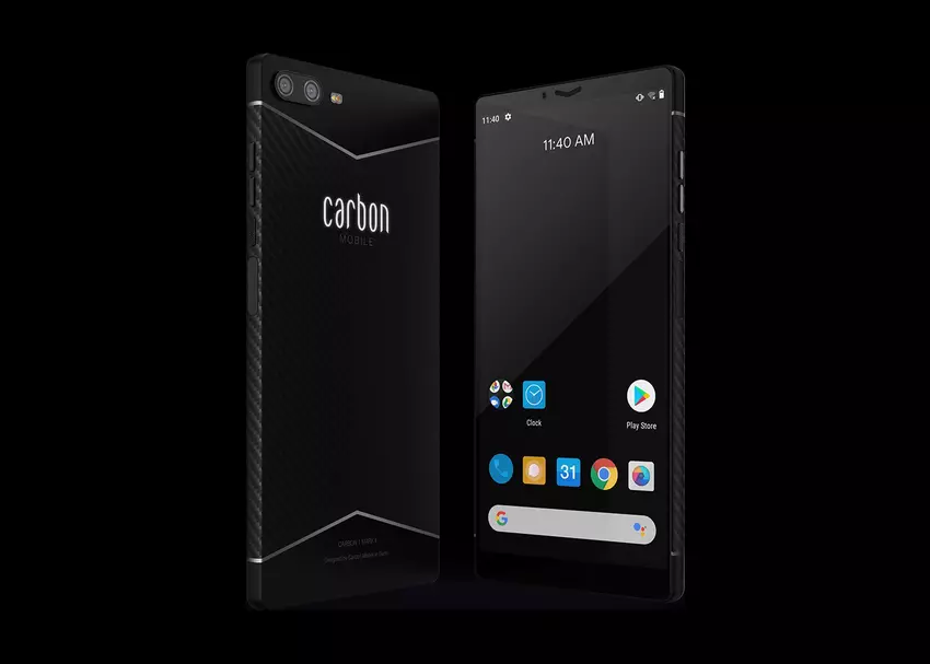 Carbon 1 Mark II - pierwszy na świecie smartfon z obudową z włókna węglowego, która waży zaledwie 125 g