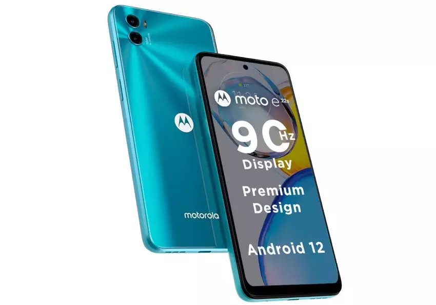 Moto E22s: budżetowy smartfon z ekranem 90Hz, układem MediaTek Helio G37 i baterią 5000mAh.
