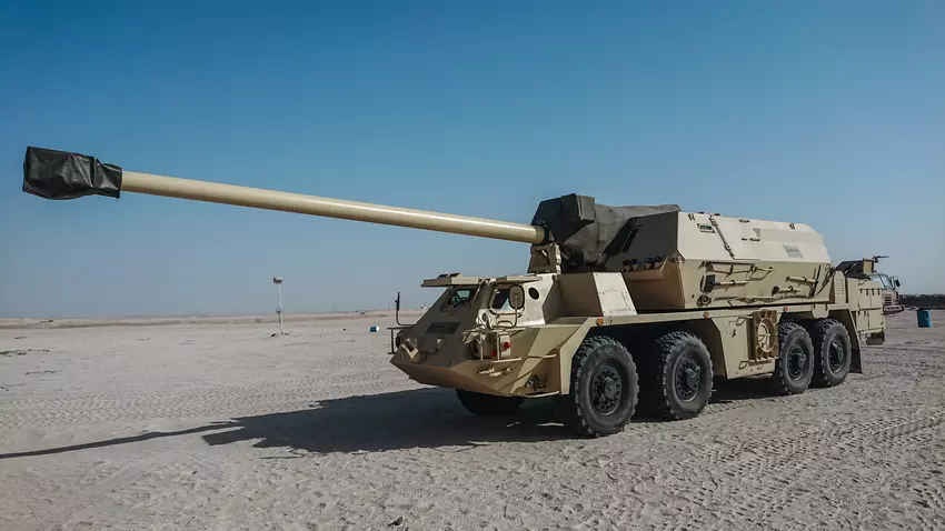 Słowacka samobieżna haubica Zuzana 2 o wartości prawie 7 000 000 euro po raz pierwszy strzela.