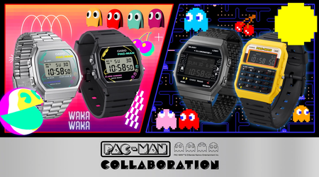 Casio i Pac-Man prezentują kolekcję zegarków retro z ulubionymi postaciami z gry.